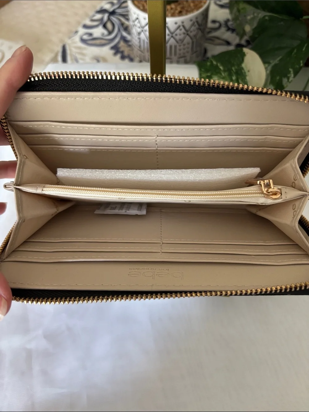 bebe Black Wallet